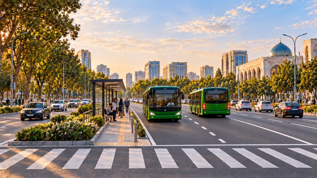 In Tashkent City, gradual work continues to increase the priority of public transport and implement a policy of reducing dependence on private cars